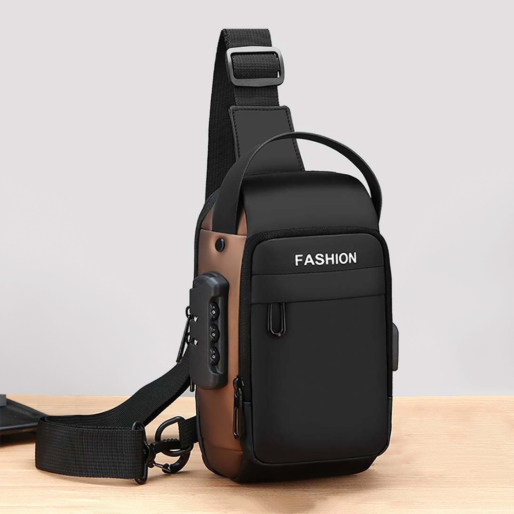 Sling Backpack Shoulder - Męska torba crossbody, plecak typu sling