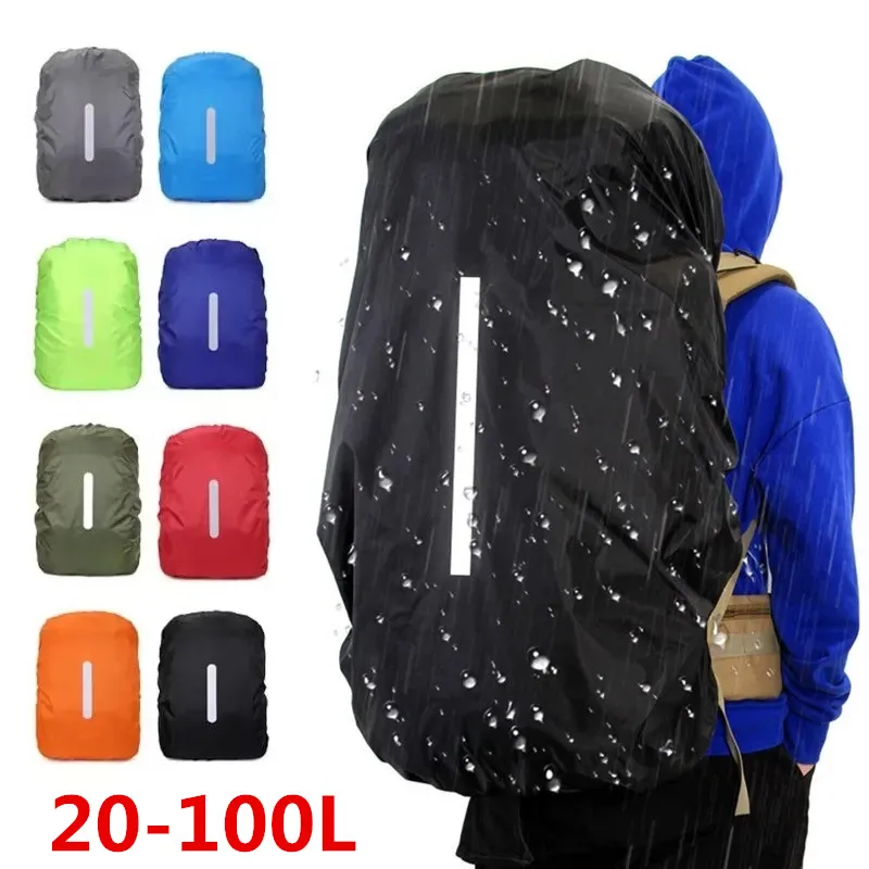Rain Cover Backpack - Nowy odblaskowy wodoodporny plecak osłona przeciwdeszczowa