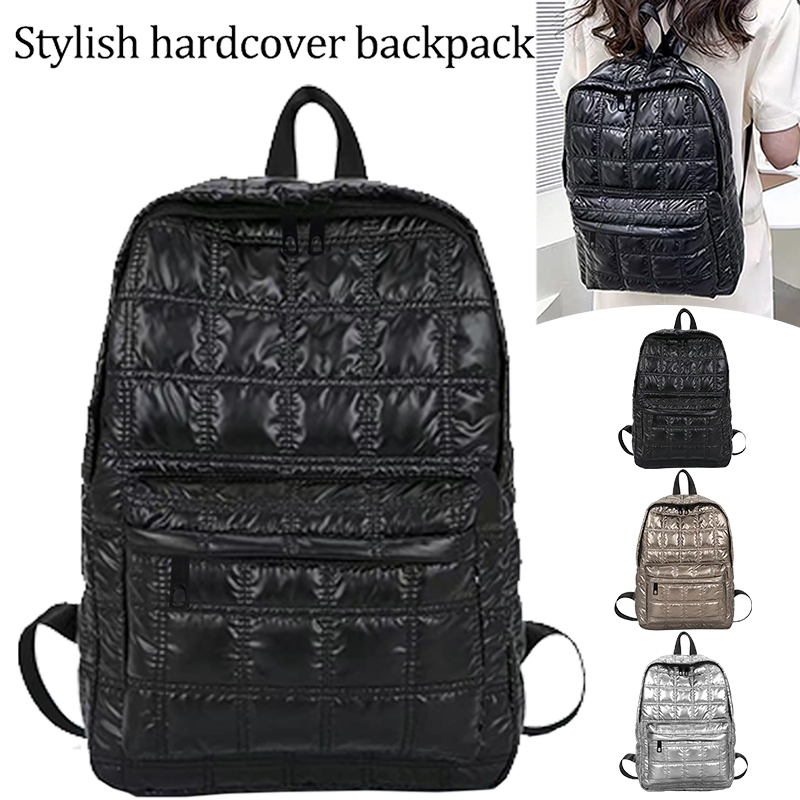 Canvas Backpack Casual - Modny, stylowy, błyszczący plecak wielokolorowy z