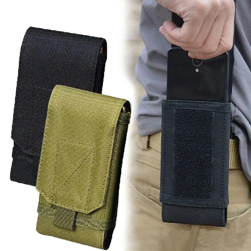 Rucksack Military Style - Zewnętrzna torba kamuflażowa, uchwyt na telefon,