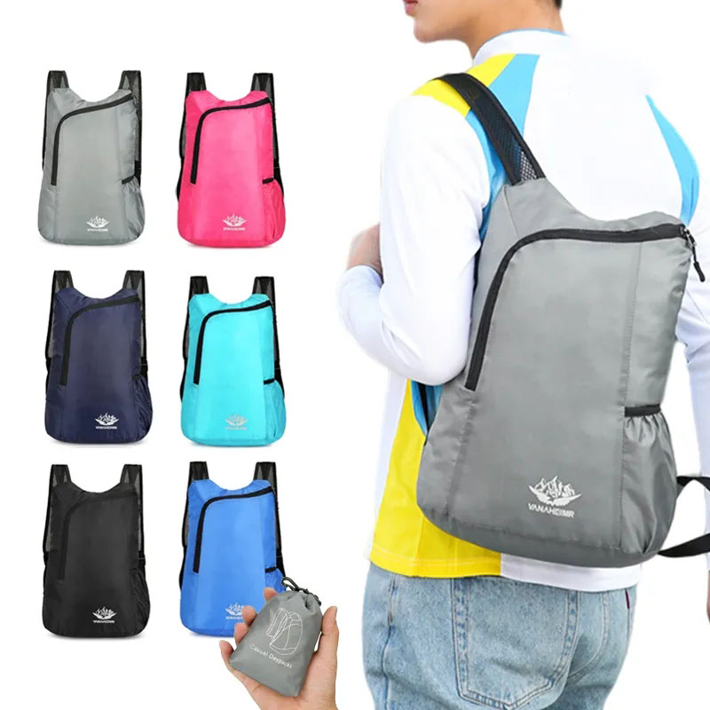 Foldable Backpack Small - 20L Unisex Lekki plecak na zewnątrz