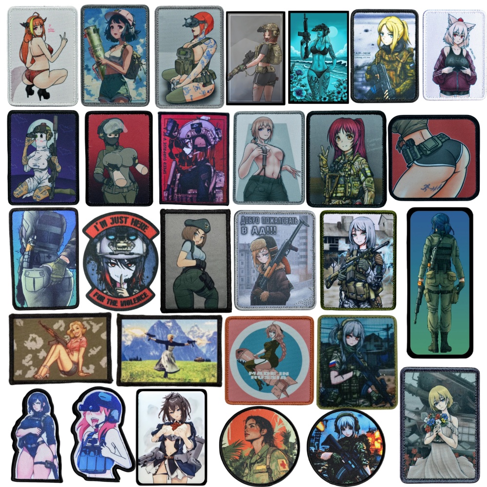 Urban Backpack Tactical - Uprising Russian Sexy Girl Morale Badge