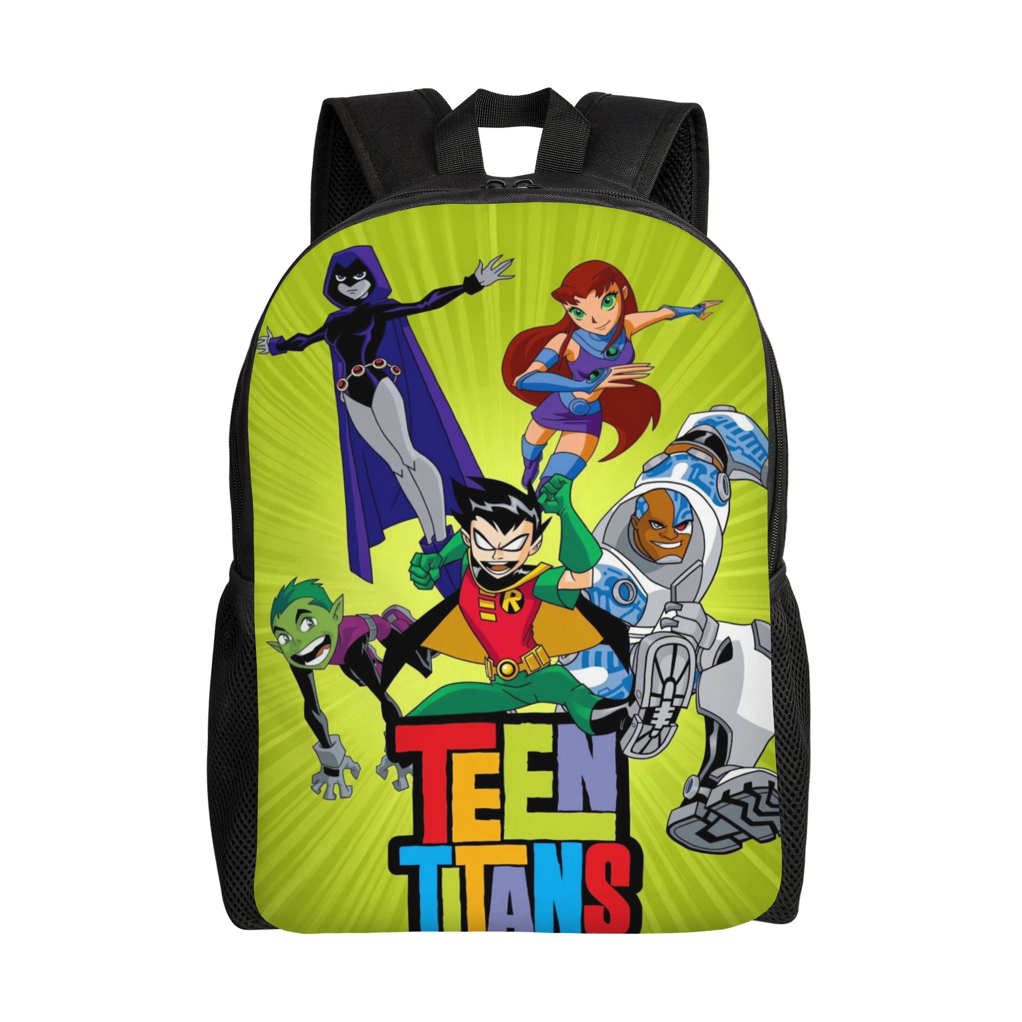 School Backpack Teen - Plecak Teen Titans Go Raven's Emoticlones,