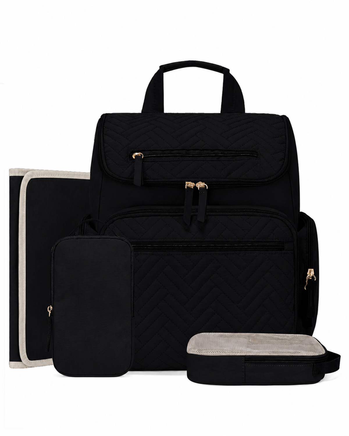 Backpack Diaper Bag - Wodoodporny plecak na pieluchy dla mamy
