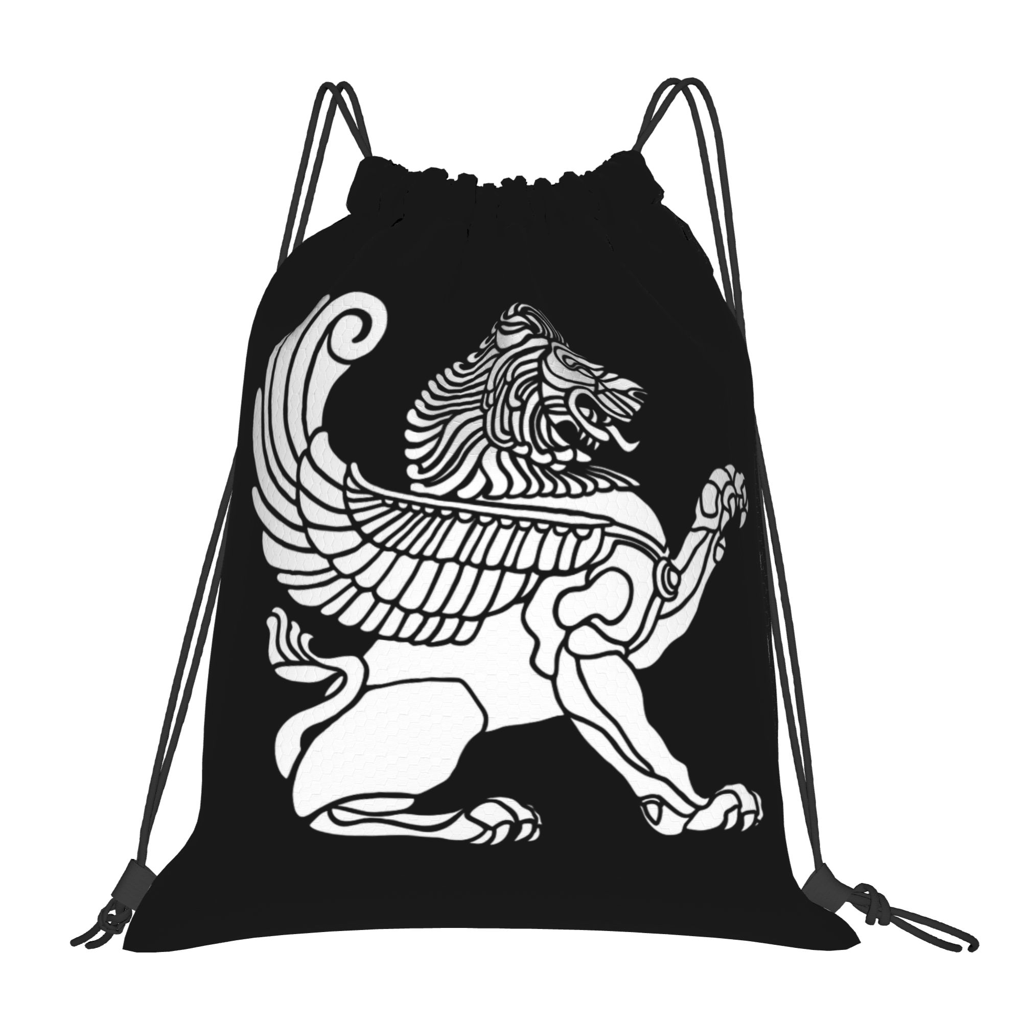Drawstring Gym Bag - Plecak ze sznurkiem z motywem perskiego