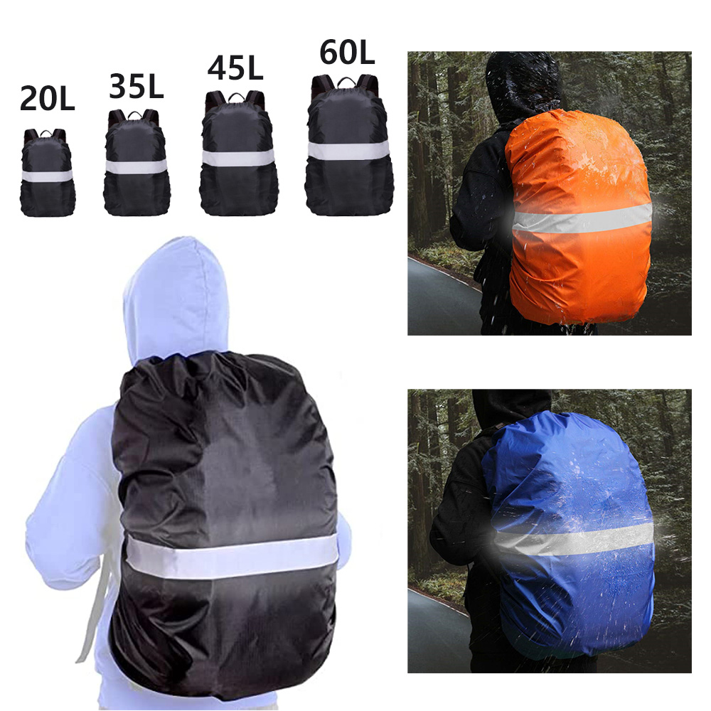 Rain Cover Backpack - Wodoodporny plecak Osłona przeciwdeszczowa Odblaskowa z