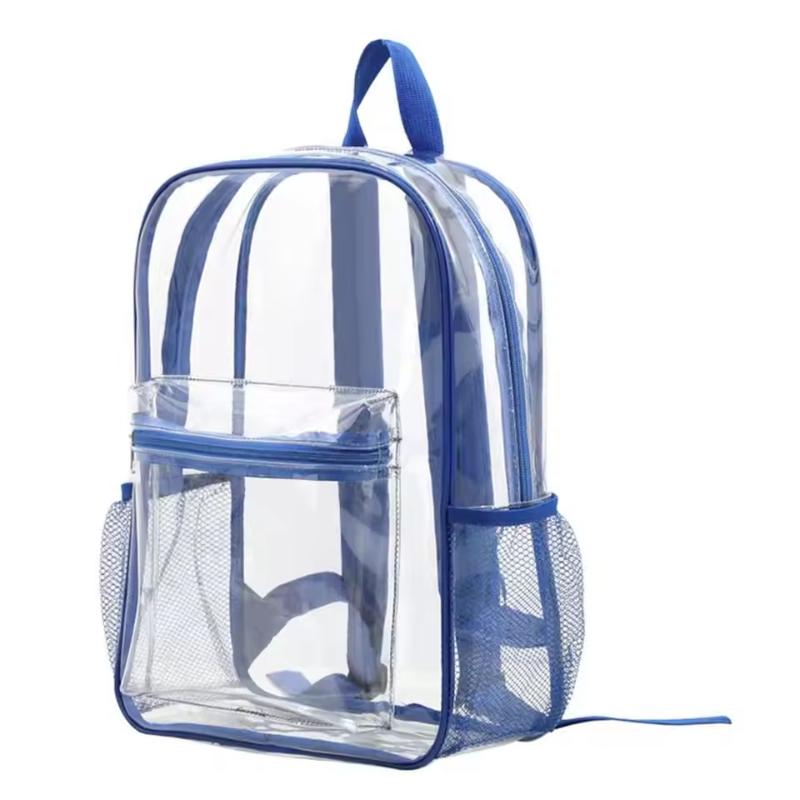 Canvas Backpack Casual - Przezroczysty plecak podróżny o dużej pojemności,