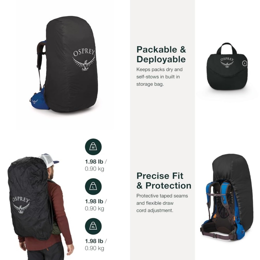 Rain Cover Backpack - Ultralekka osłona przeciwdeszczowa na plecak