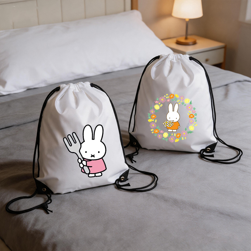 Drawstring Gym Bag - Worek ze sznurkiem Miffy Damski Wodoodporny