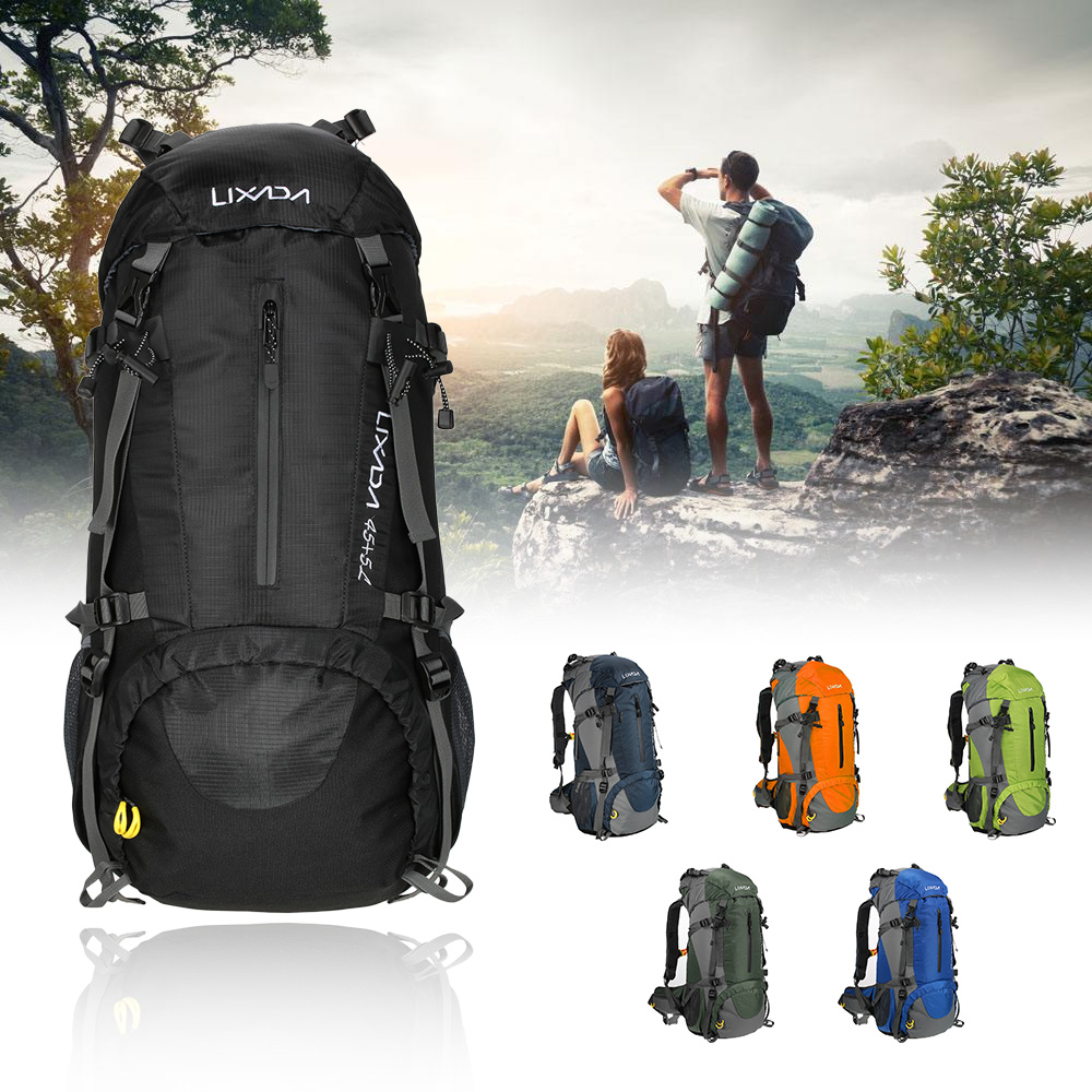 Rain Cover Backpack - Lixada 50L duże wodoodporne torby podróżne