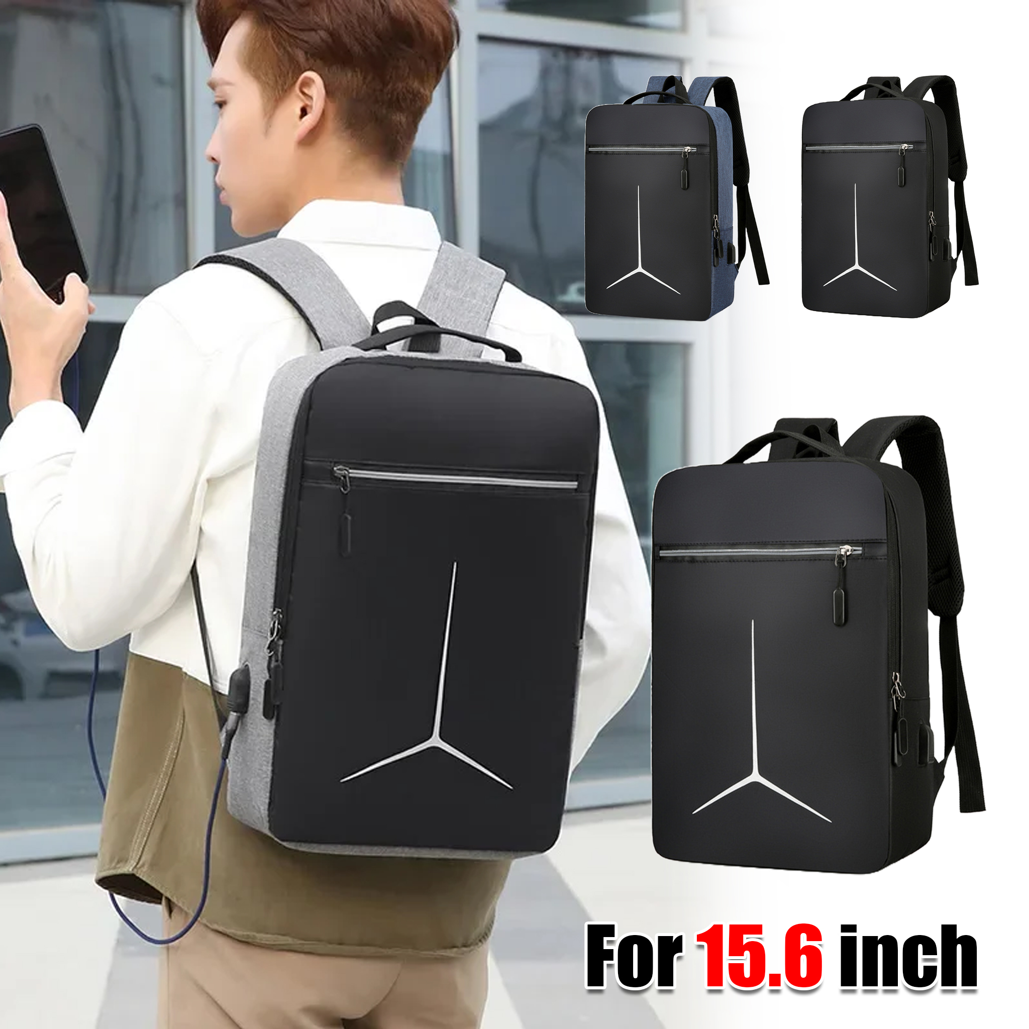 Travel Backpack Anti Theft - Modny plecak na laptopa z twardą
