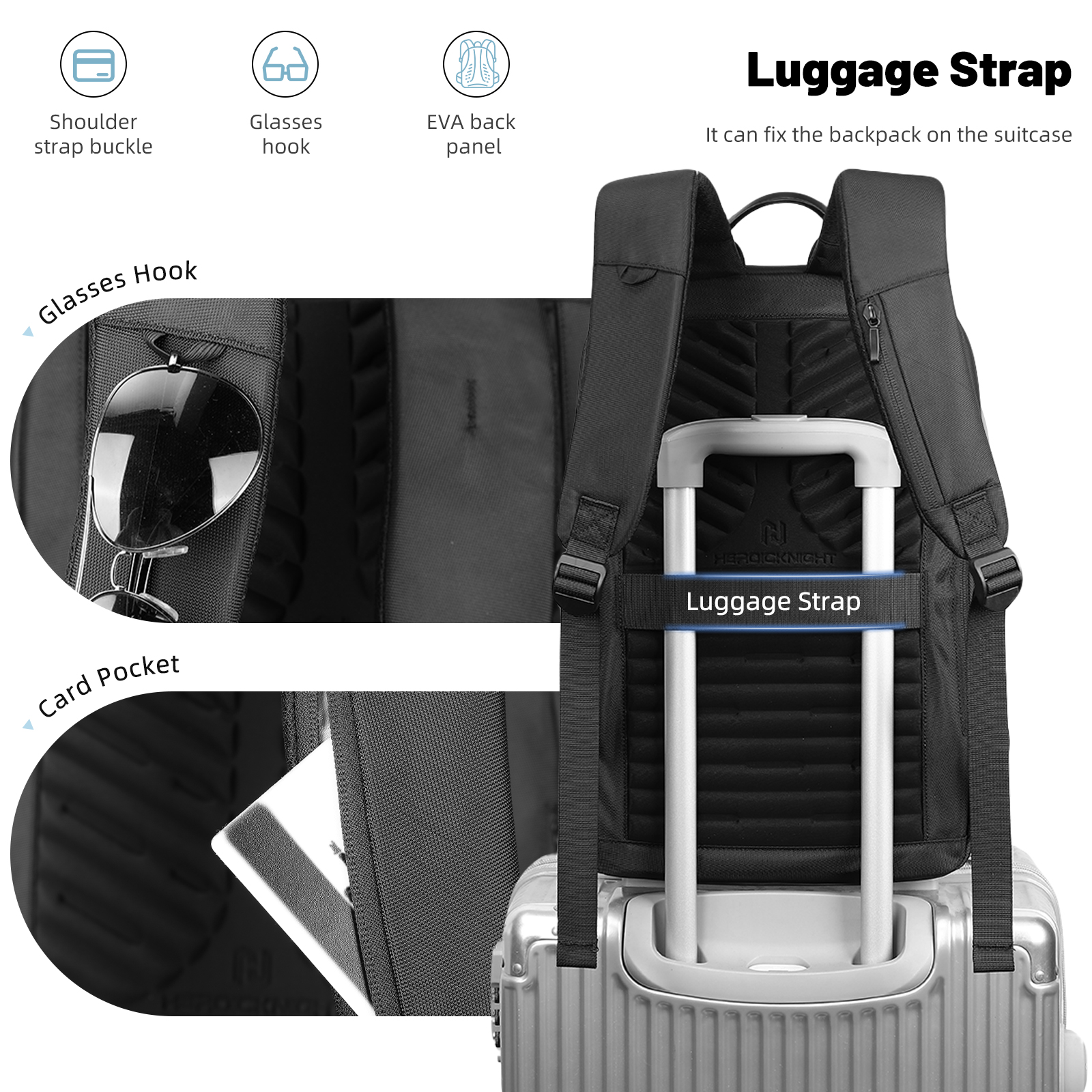 Lekki męski plecak biznesowy H – Laptop Backpack 15.6 recenzja i cena