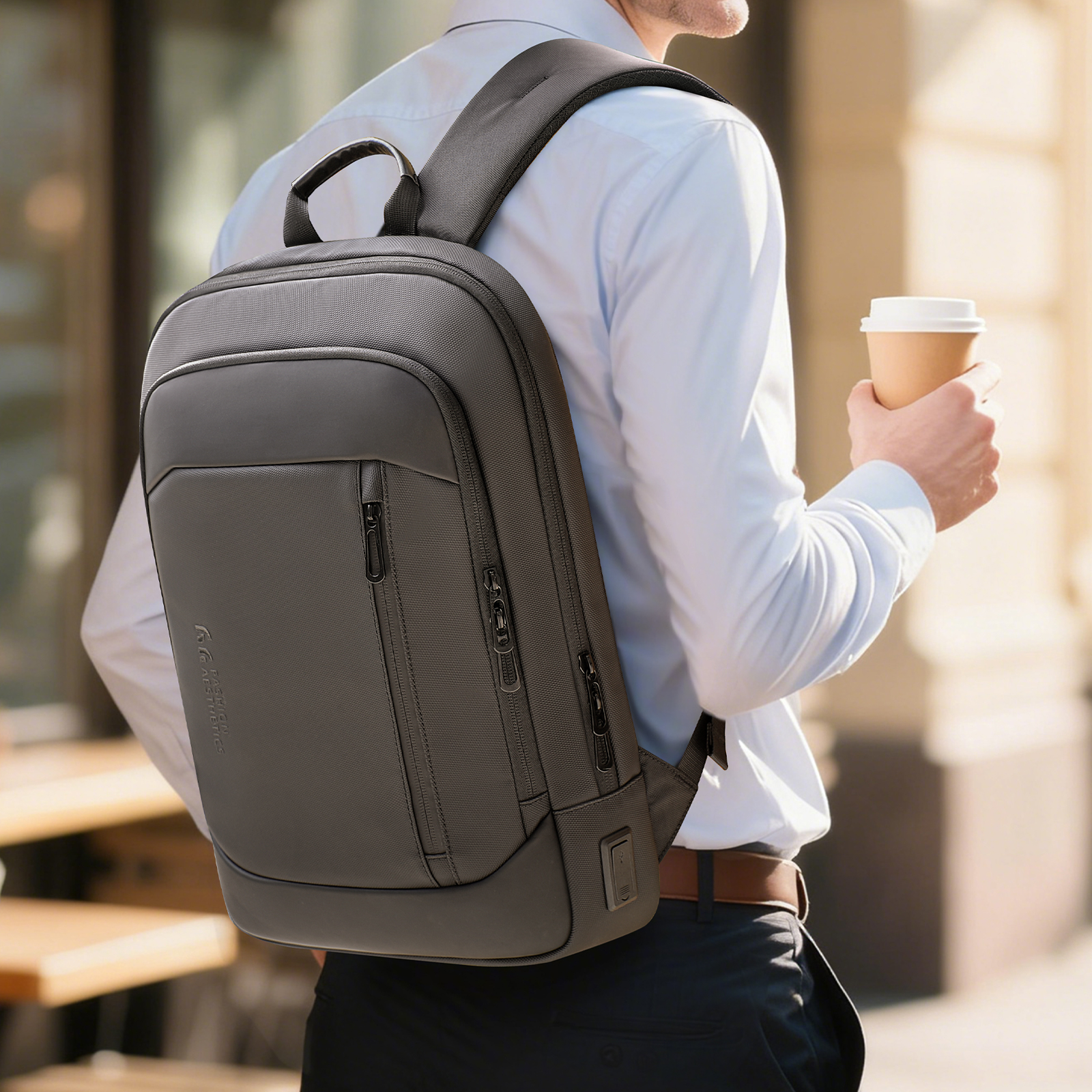 Lekki męski plecak biznesowy H – Laptop Backpack 15.6 recenzja i cena