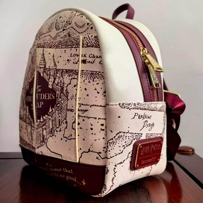 Torba na ramię z nadrukiem map – Mini Backpack Purse recenzja i cena
