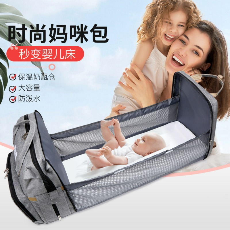 Modna składana łóżeczko dla ni – Backpack Diaper Bag recenzja i cena