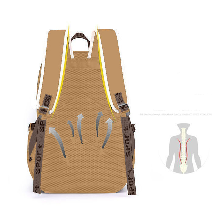 Kawaii Capybara stylowy Khaki  – School Backpack Teen recenzja i cena