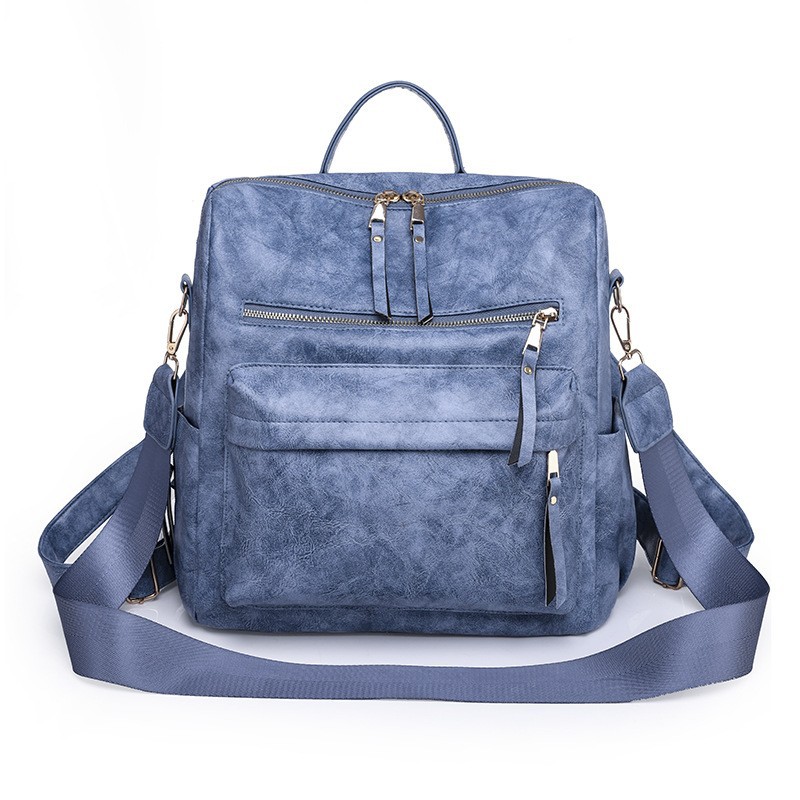 Damski plecak ze skóry PU, vin – Leather Backpack Vintage recenzja i cena