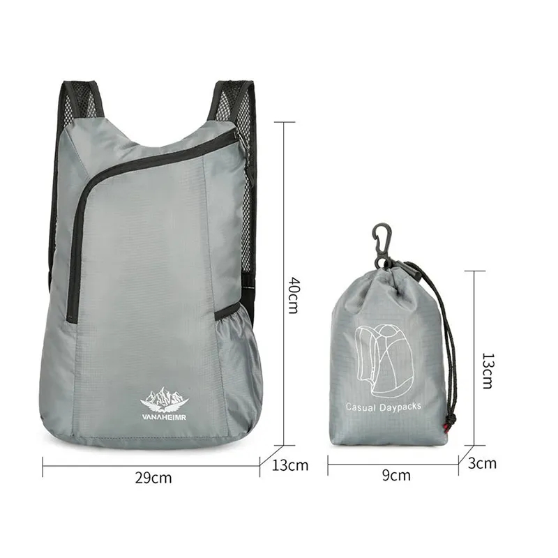 20L Unisex Lekki plecak na zew – Foldable Backpack Small recenzja i cena