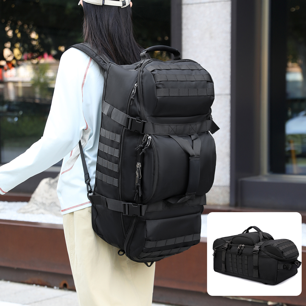 Plecak Górski Outdoorowy 90L S – Hiking Backpack Waterproof recenzja i cena