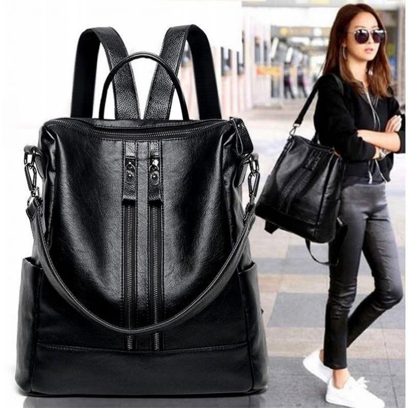 Damski plecak ze skóry ekologi – Canvas Backpack Casual recenzja i cena
