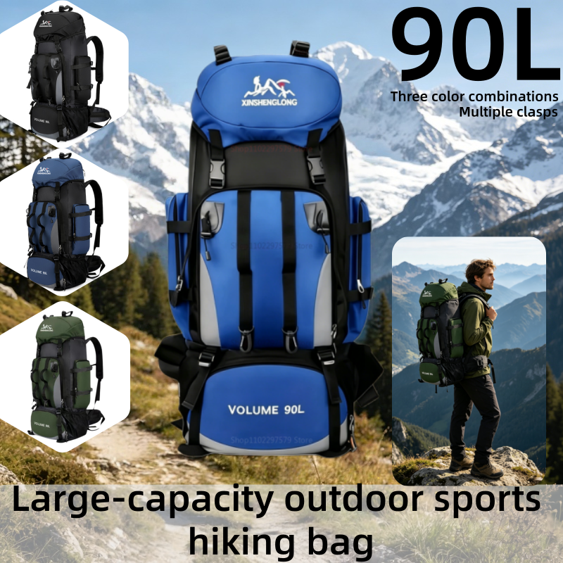 Duży plecak turystyczny 90L, w – Rucksack Military Style recenzja i cena