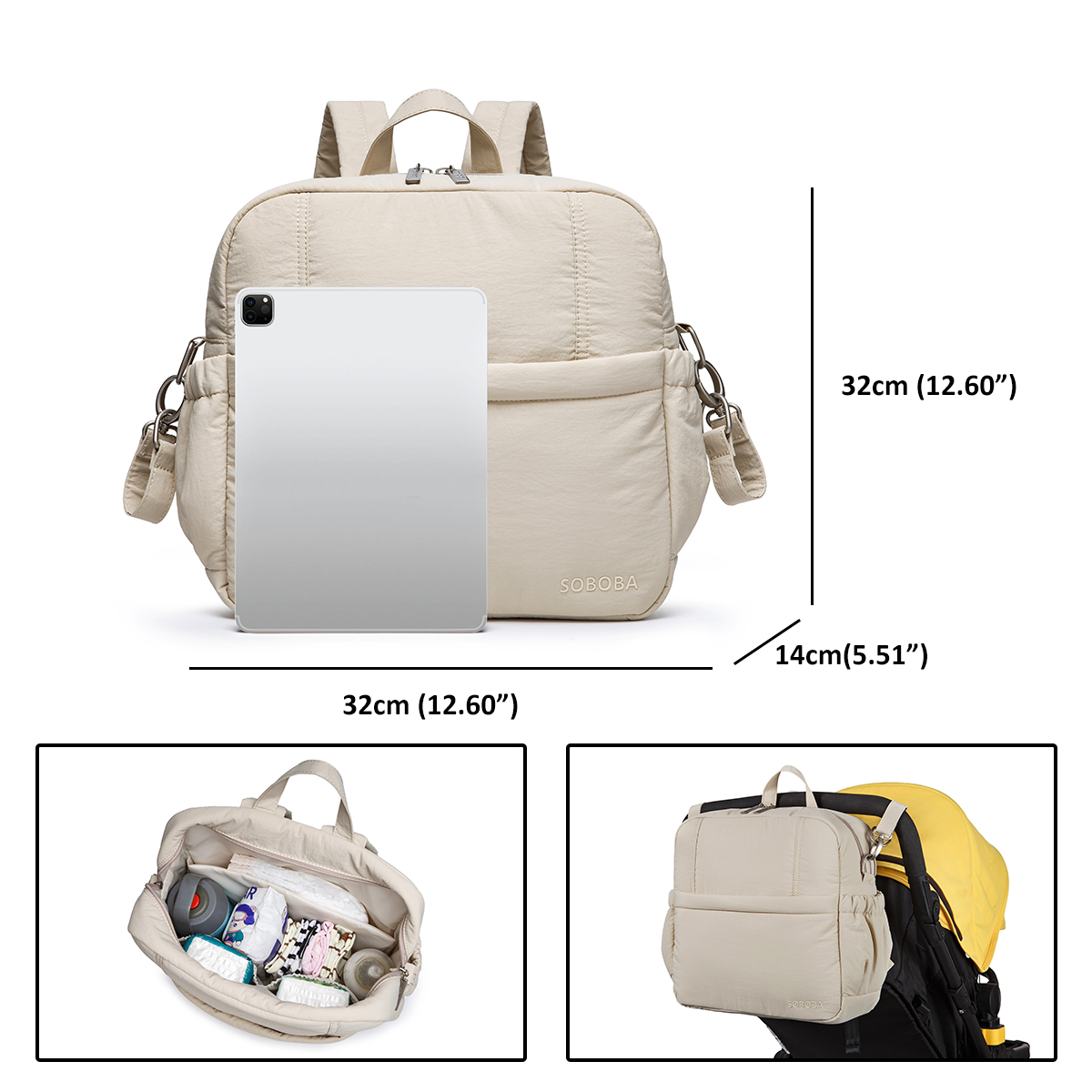 Plecak na pieluchy Soboba o du – Backpack Diaper Bag recenzja i cena