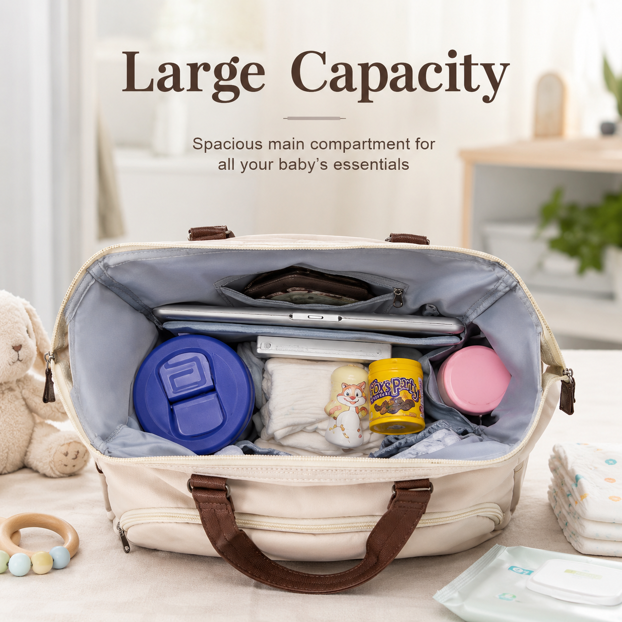 Torba na pieluchy o dużej poje – Backpack Insert Organizer recenzja i cena