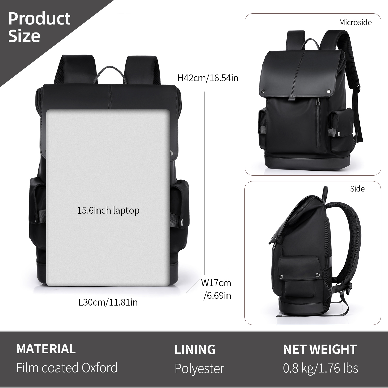 Plecak na laptopa 15,6 cala, w – Hiking Backpack Waterproof recenzja i cena