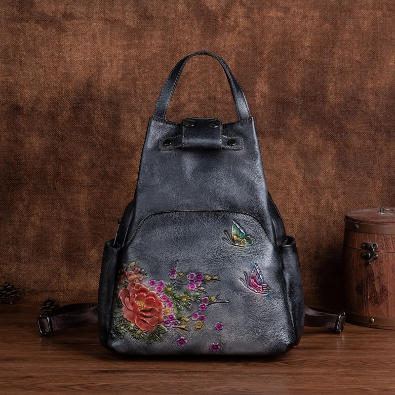 Johnature Torba na ramię z pra – Leather Backpack Vintage recenzja i cena