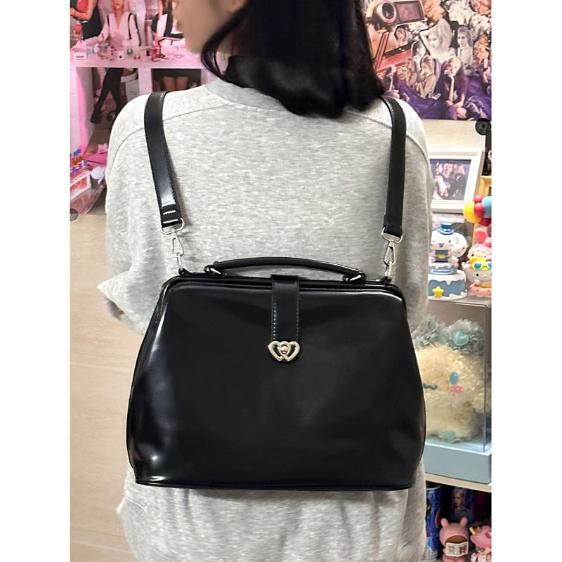 Vintage Czarna Y2k Mochila Dam – Leather Backpack Vintage recenzja i cena