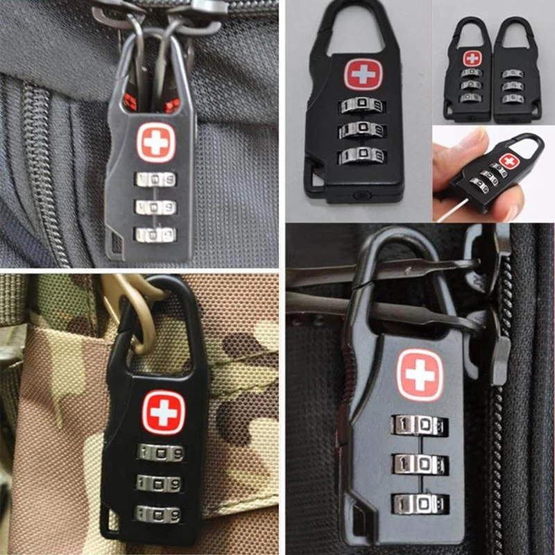 Mini kłódka zewnętrzna, małe k – Backpack Lock Combo recenzja i cena