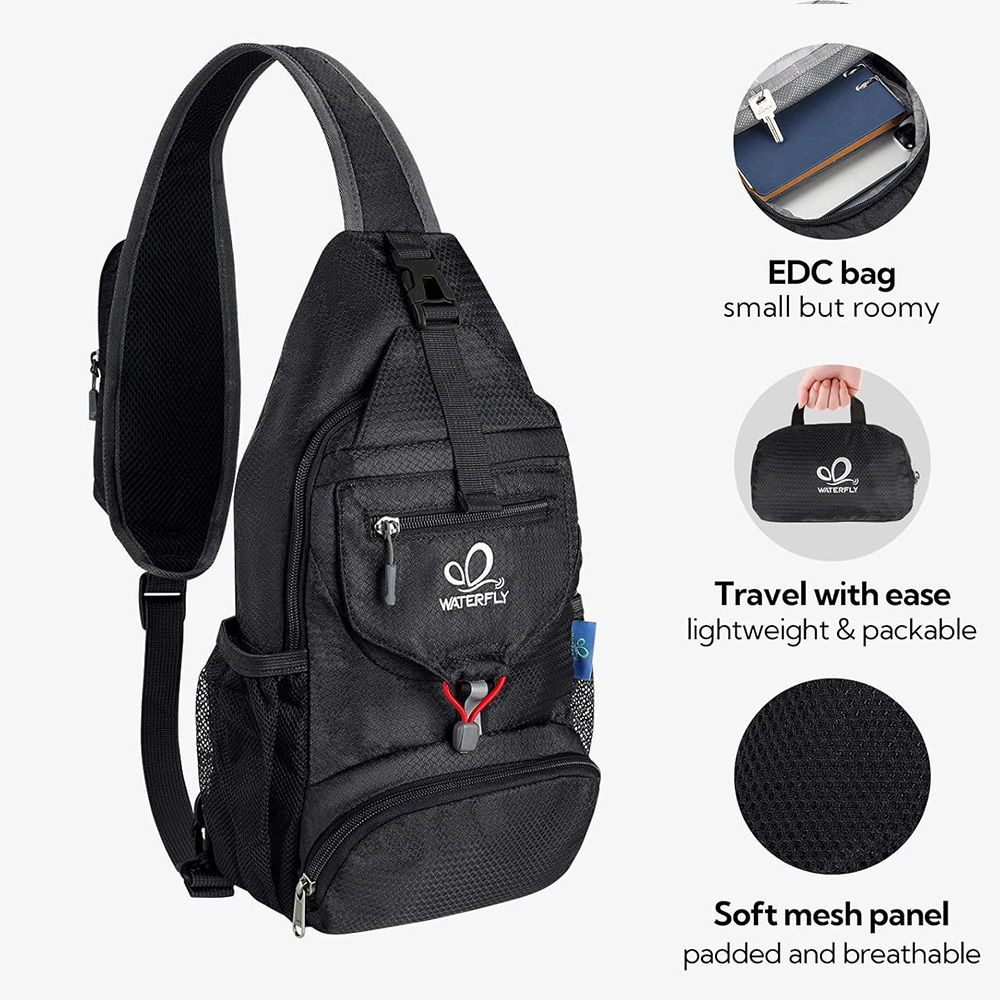 WATERFLY Torba na klatkę piers – Sling Backpack Shoulder recenzja i cena