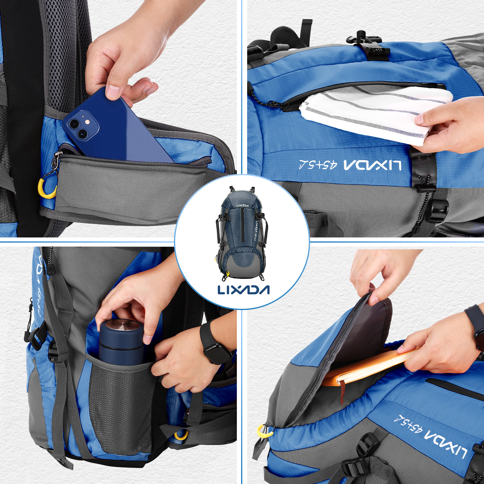 Lixada 50L duże wodoodporne to – Rain Cover Backpack recenzja i cena