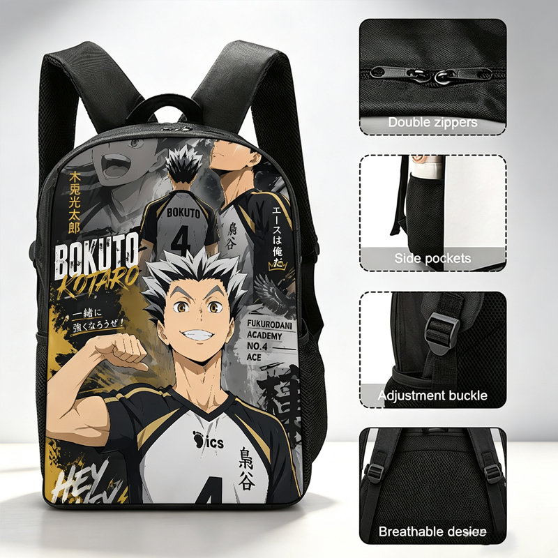 Plecak z nadrukiem anime Haiky – School Backpack Teen recenzja i cena