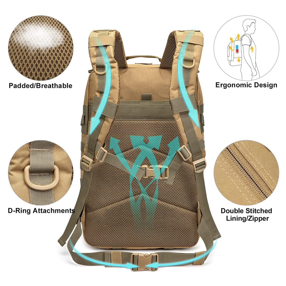 Plecak Taktyczny 45L Męski Ple – Rucksack Military Style recenzja i cena