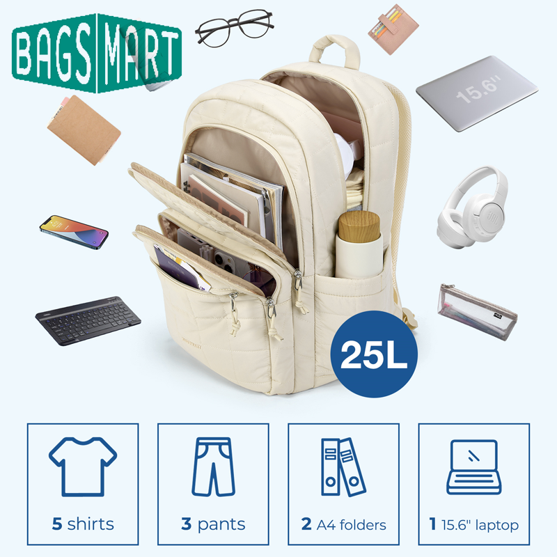 BAGSMART Torby na laptopa Plec – Laptop Backpack 15.6 recenzja i cena